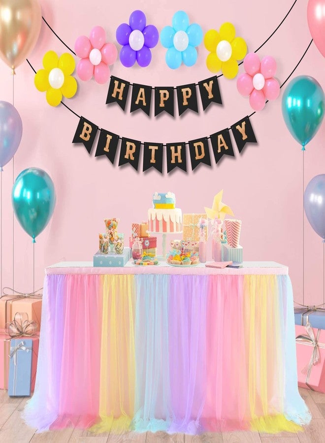 Arnavira Happy Birthday Banner/Bunting with Holographic 3d Effect For Kids, Boys, Girls, Wife, Husband Birthday Celebration Party (Pink) - Image 3